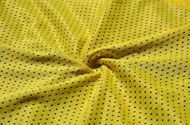 Texture of sportswear made of polyester fiber. 