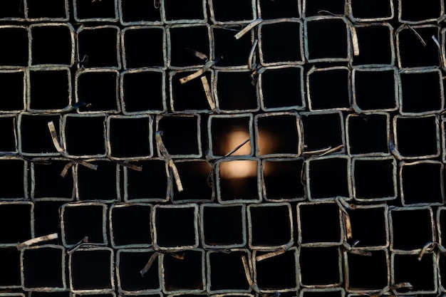 Photo texture of stainless steel rectangular bars of metal