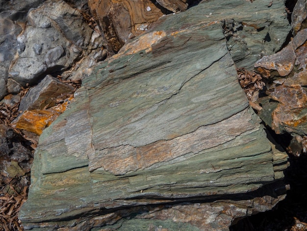 Texture of stones on the beach of the Mediterranean sea