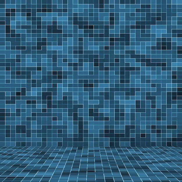 Texture Swimming pool Mosaic tile background.