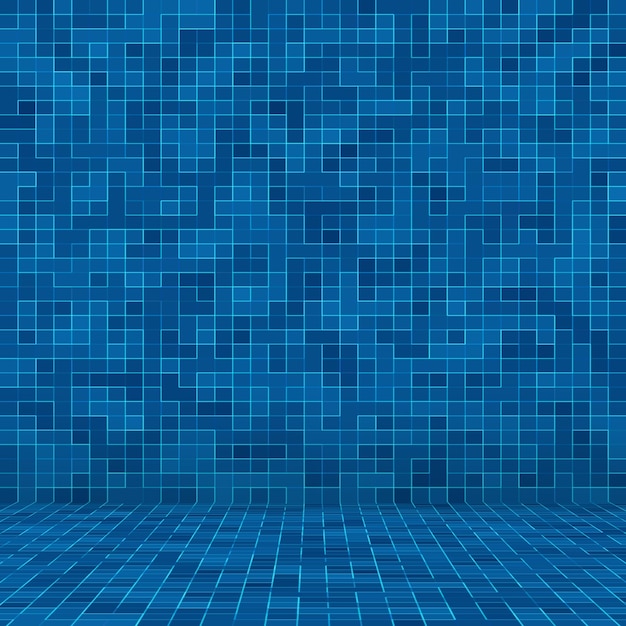 Texture Swimming pool Mosaic tile background.