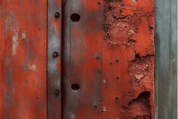 Photo texture that imitates the look of oxidized corten steel with a mix of rust tones