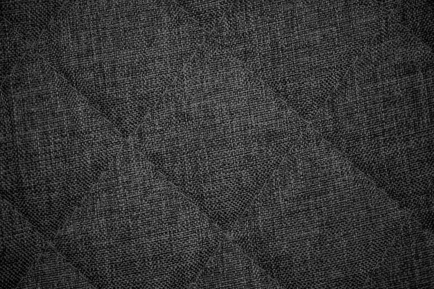 Trama di tessuto, sfondo di tessuto a maglia grigio scuro
