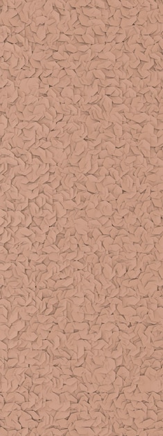 Texture of torn pieces of paper in beige color that are intertwined