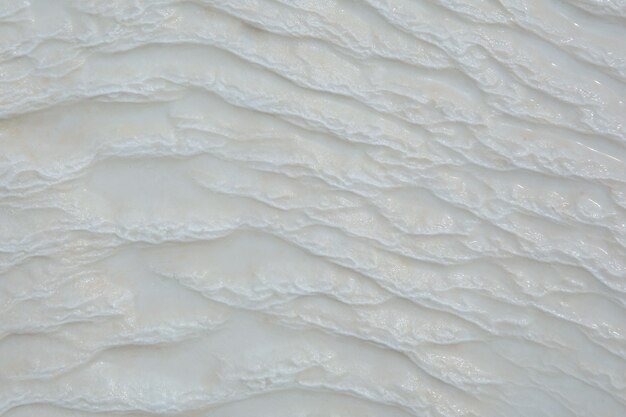 Texture of travertine in Pamukkale