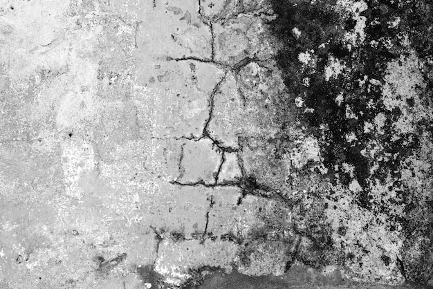 テクスチャ、壁、コンクリート背景。傷やひび割れがある壁の破片