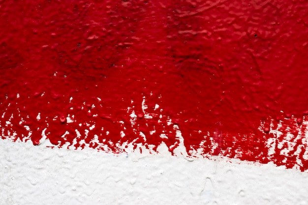 Texture wall, drip paint, putty, red-white wall