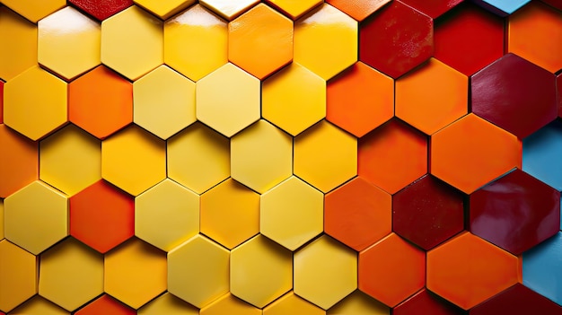 Texture wall hexagon background