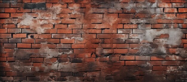 Photo texture of a wall made of bricks in the background