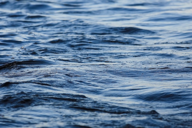 Texture of water with small waves