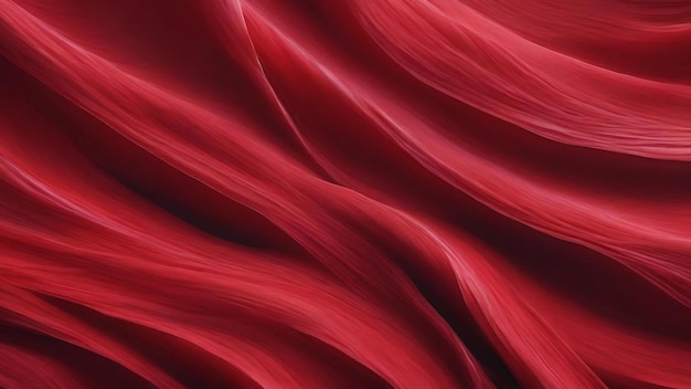 Texture of waving red fibers