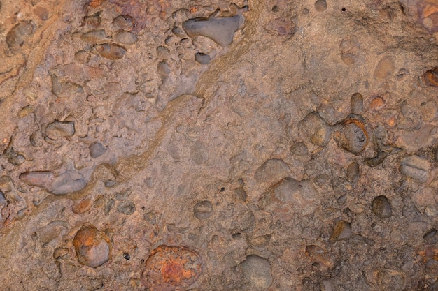 Texture of wet stone or rock close up