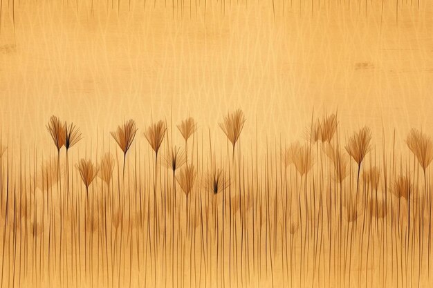 Photo the texture of the wheat is made by hand.