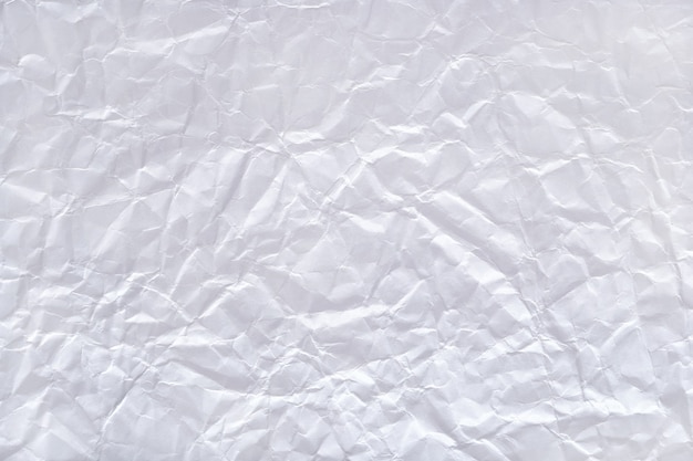 Texture of the white crushed paper