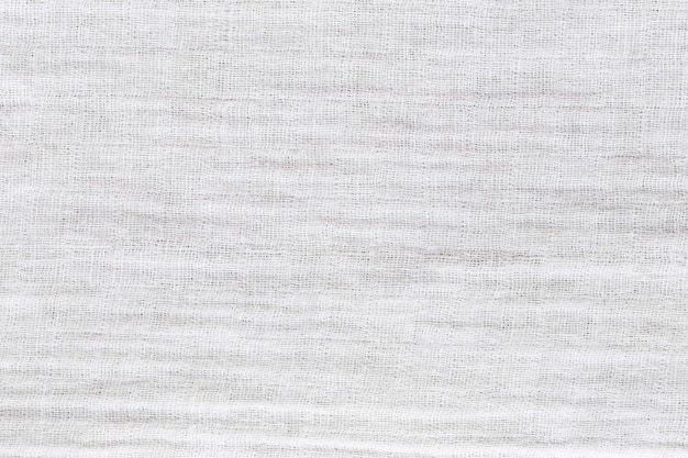 Текстура белой сырой ткани