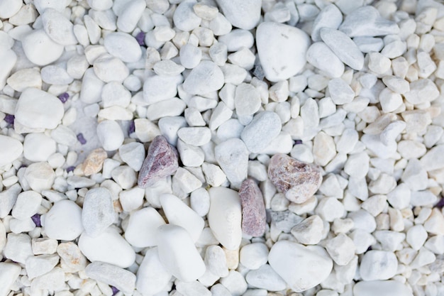 Texture of white stones