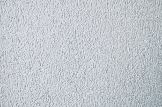 Texture of The White Stucco Wall Background