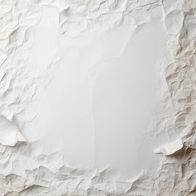 Texture of white torn wet paper