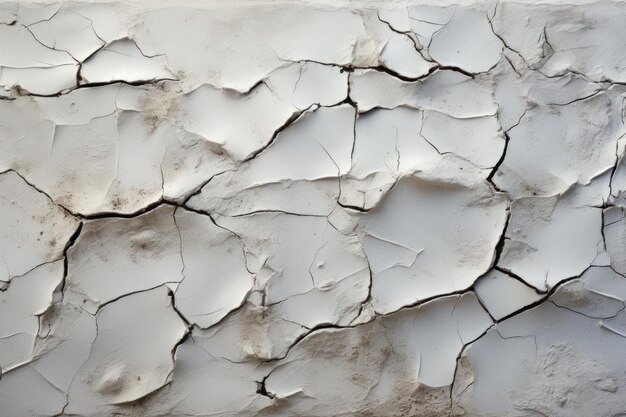 Texture white wall of the building rough plaster surface abstract background generative IA