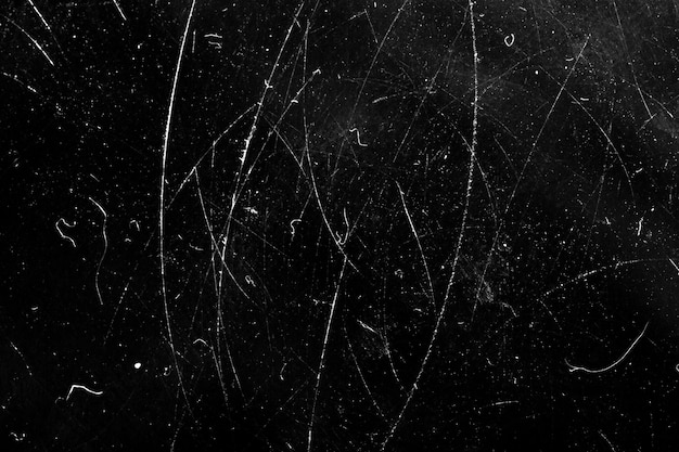 Texture with scratches on a black background.