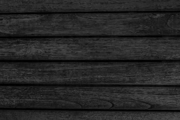 Texture of wood and old lost boards in black