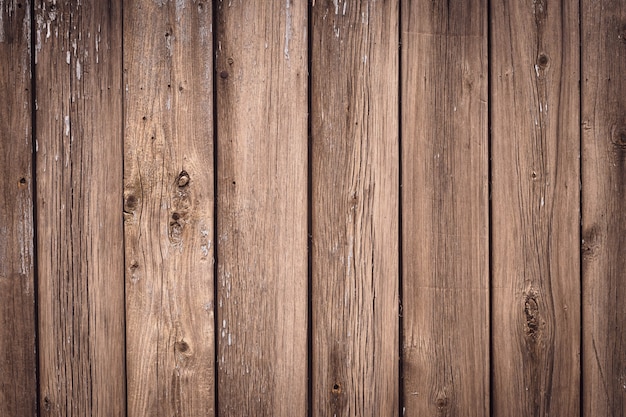 Texture of wooden boards. Vintage wood fence.