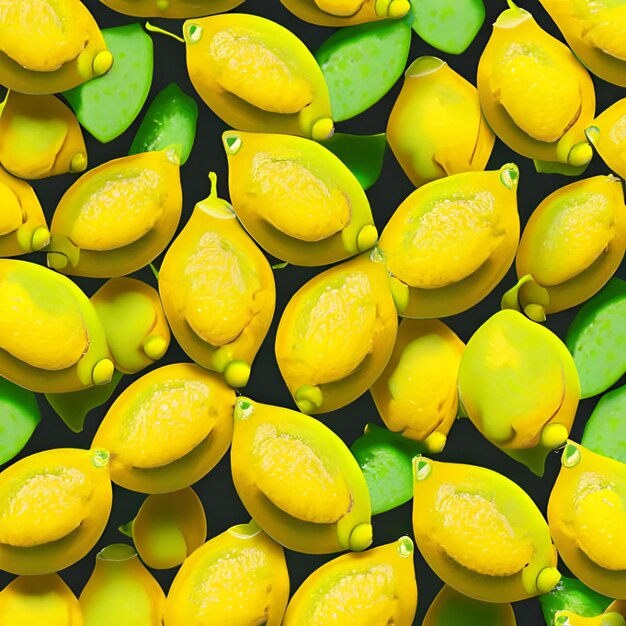 A texture of yellow and green lemon that are sour