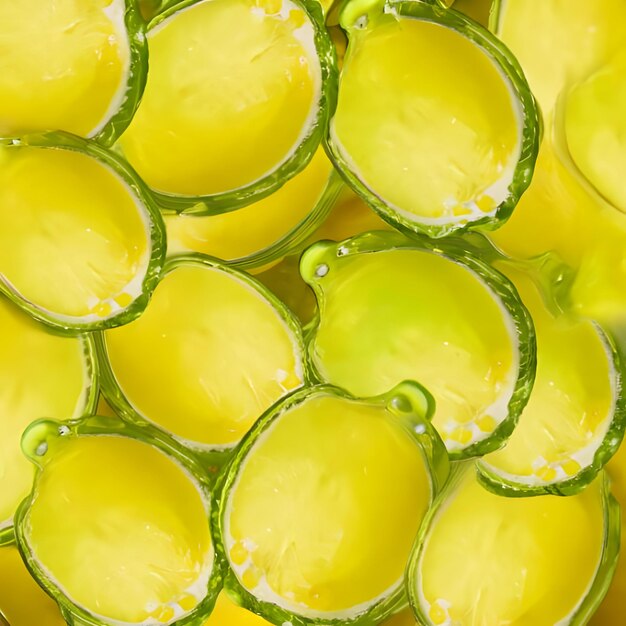 A texture of yellow and green lemon that are sour