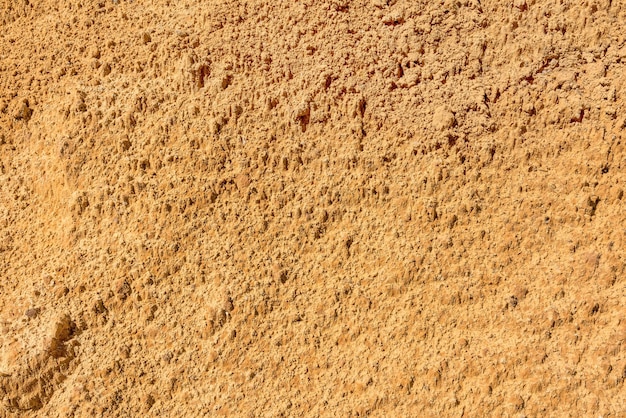 Текстура желтого мокрого песка
