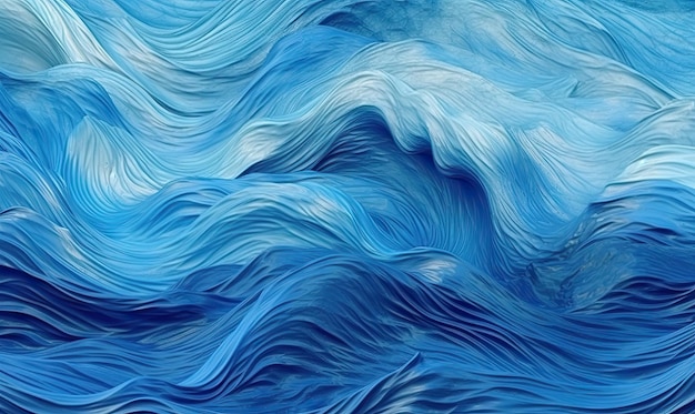 The textured background is blue creative banner in the style of van gogh