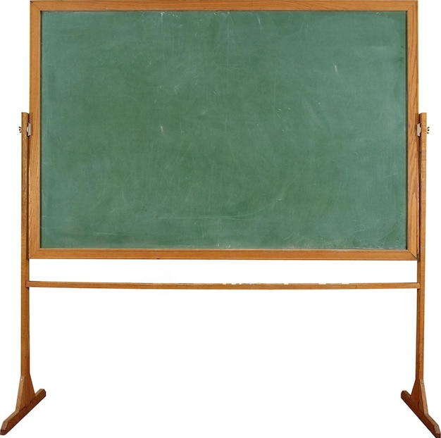 Textured Blackboard with Brown Border