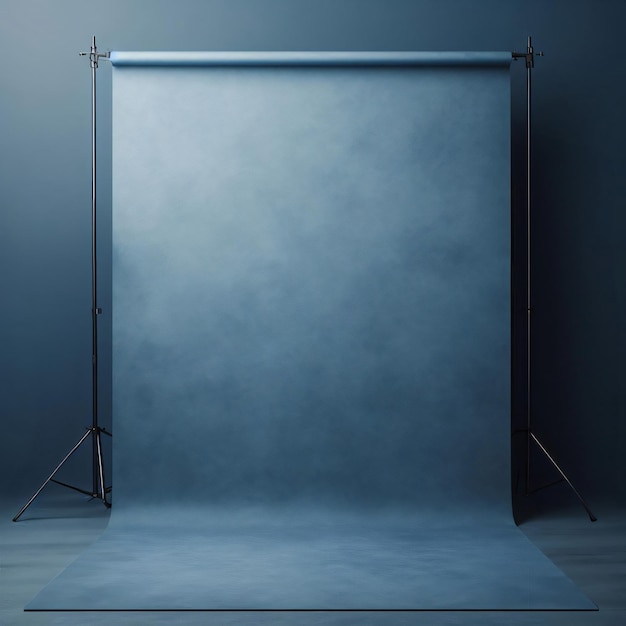 TEXTURED BLUE PHOTO STUDIO BACKDROP BACKGROUND