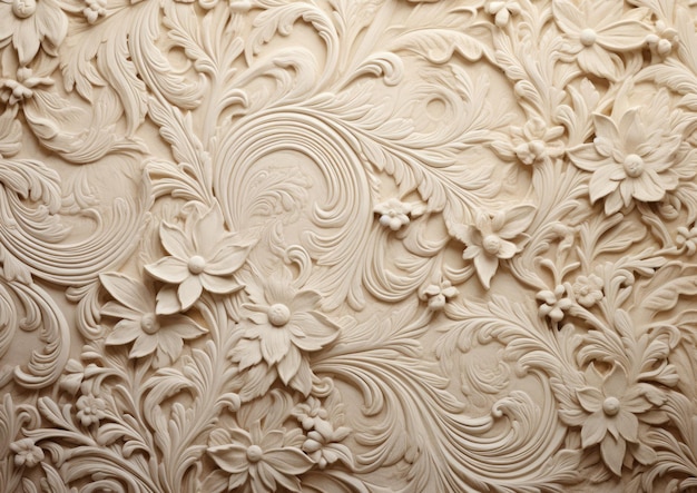 Textured carta with an elegant filigree pattern