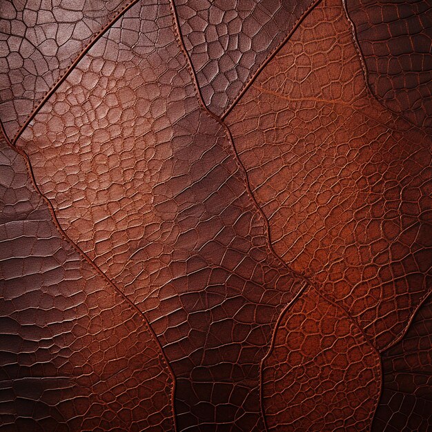 Textured elegance abstract brown leather background