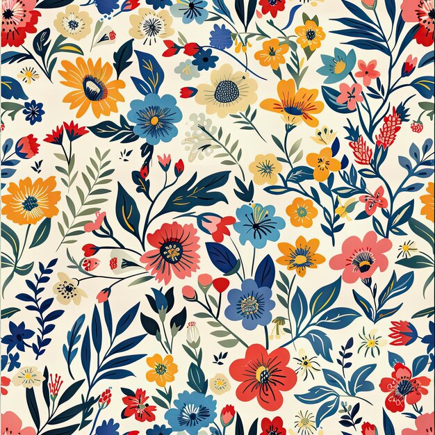 textured floral pattern