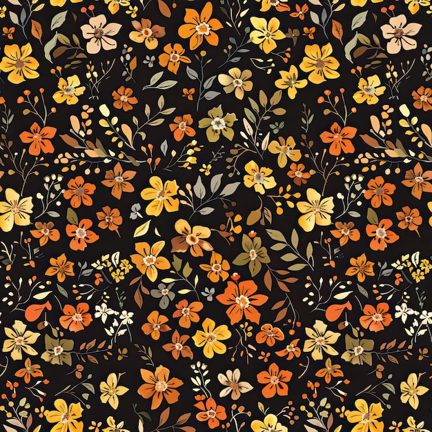 textured floral pattern