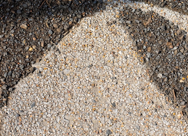 Photo the textured gravel path