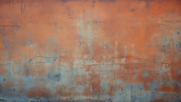 Textured old grunge wall background copy space rusted wall Generative AI