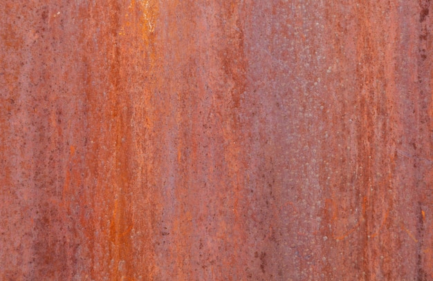 Textured red rust wall background, aged vintage surface, horizontal.