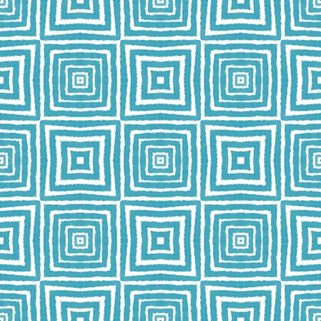 Textured stripes pattern Turquoise symmetrical