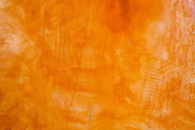 Textured wall brushed painted Background Abstract Orange Oil Color