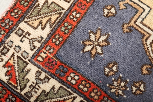 Texturen en kleurpatronen van geweven tapijten