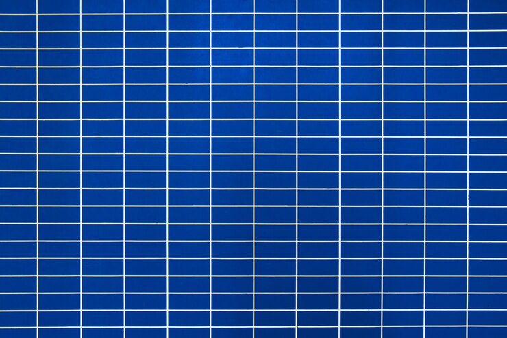 Texturen en patronen van blauwmarmeren wanden zijn een rasterpatroon.