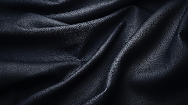 Текстурированный черный фон с грубой тканью