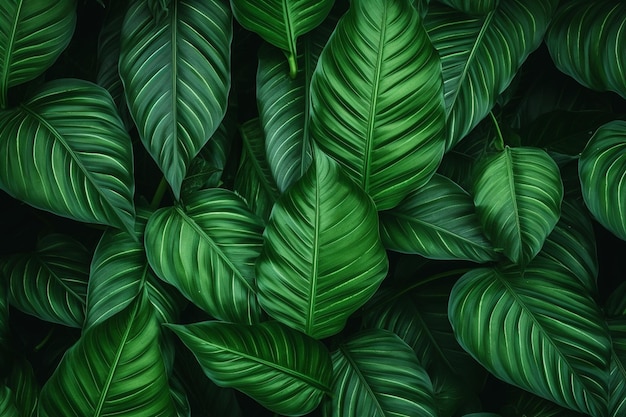 Photo textures of abstract leaves for tropical leaf background