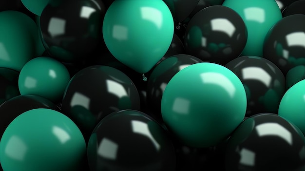 Textures patterns and compositions from balloonsdecor Generative ai