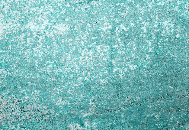 Textuur grunge achtergrond van betonnen stenen muur met peeling verf van blauwe kleur