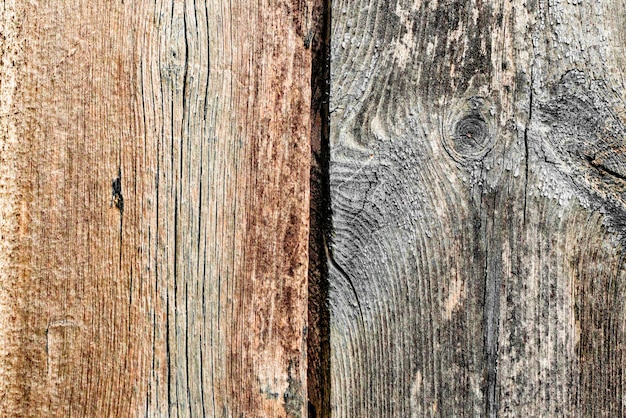 Textuur, hout, muur, het kan als achtergrond worden gebruikt. Houten structuur met krassen en scheuren