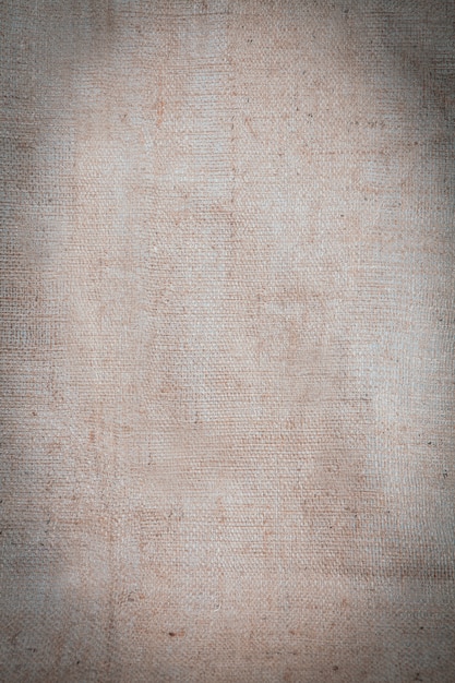 Textuur met een patroon van jute in grijstinten