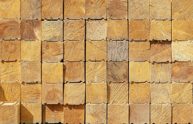 Textuur oppervlaktemateriaal, gekalibreerde houten naaldhout uiteinden